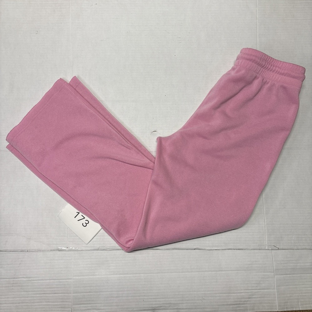 No Comment Pink Wide Leg Flare Sweatpants Joggers Women's Size M Used